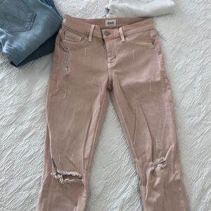 Pink Hudson Skinny jeans. EUC! Size 26.